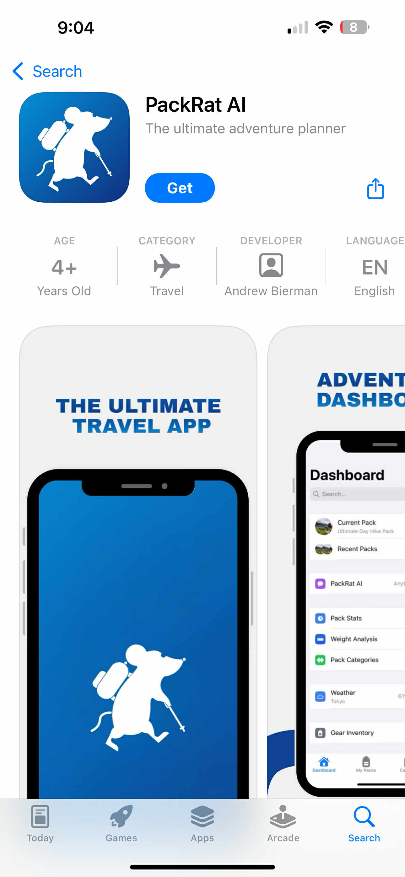 PackRat App